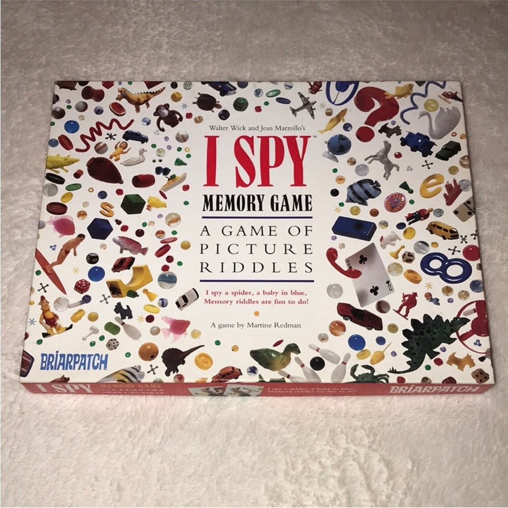 Vintage 1995 I Spy Memory Game
